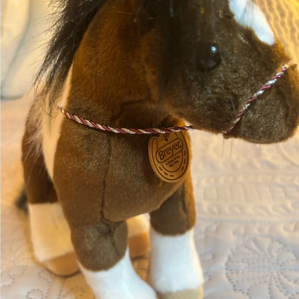 Breyers Brown and‎ White Plush Horse Toy